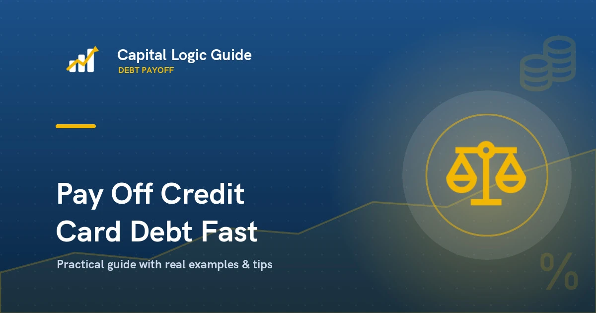 How to Pay Off Credit Card Debt Fast (A Practical Plan)