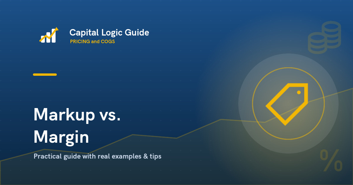 Markup vs. Margin: What Is the Difference?