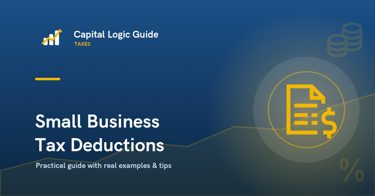 Small Business Tax Deductions You Should Not Miss
