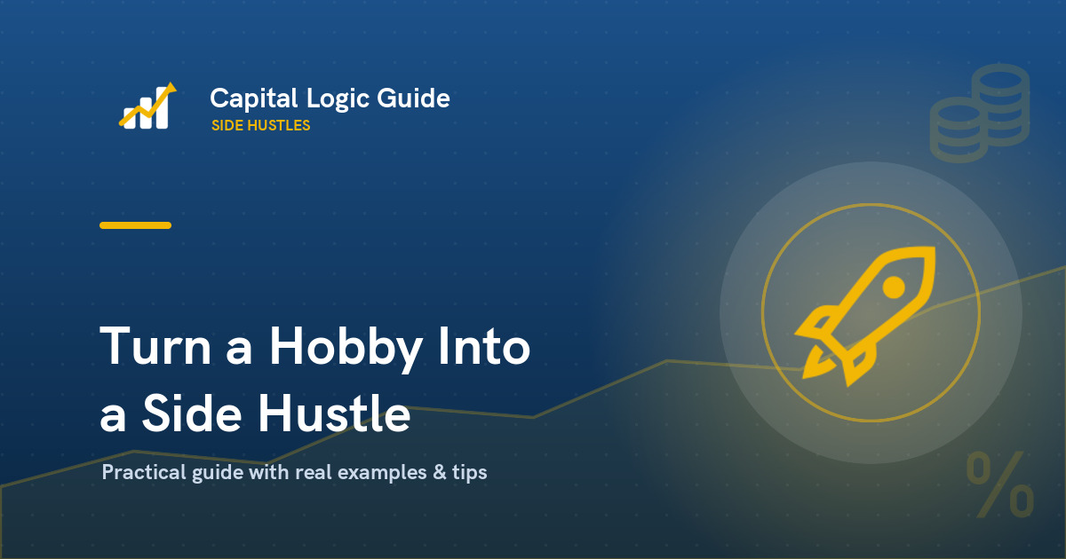 How to Turn a Hobby Into a Profitable Side Hustle