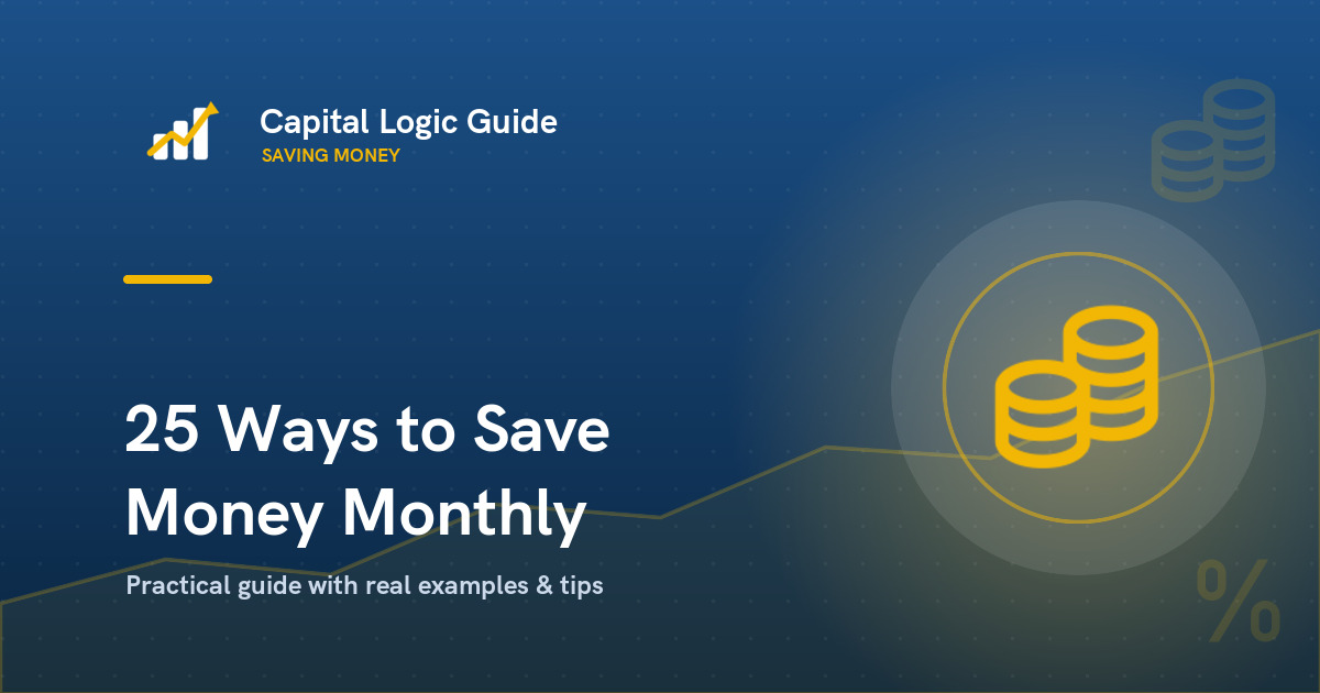 25 Realistic Ways to Save Money Every Month